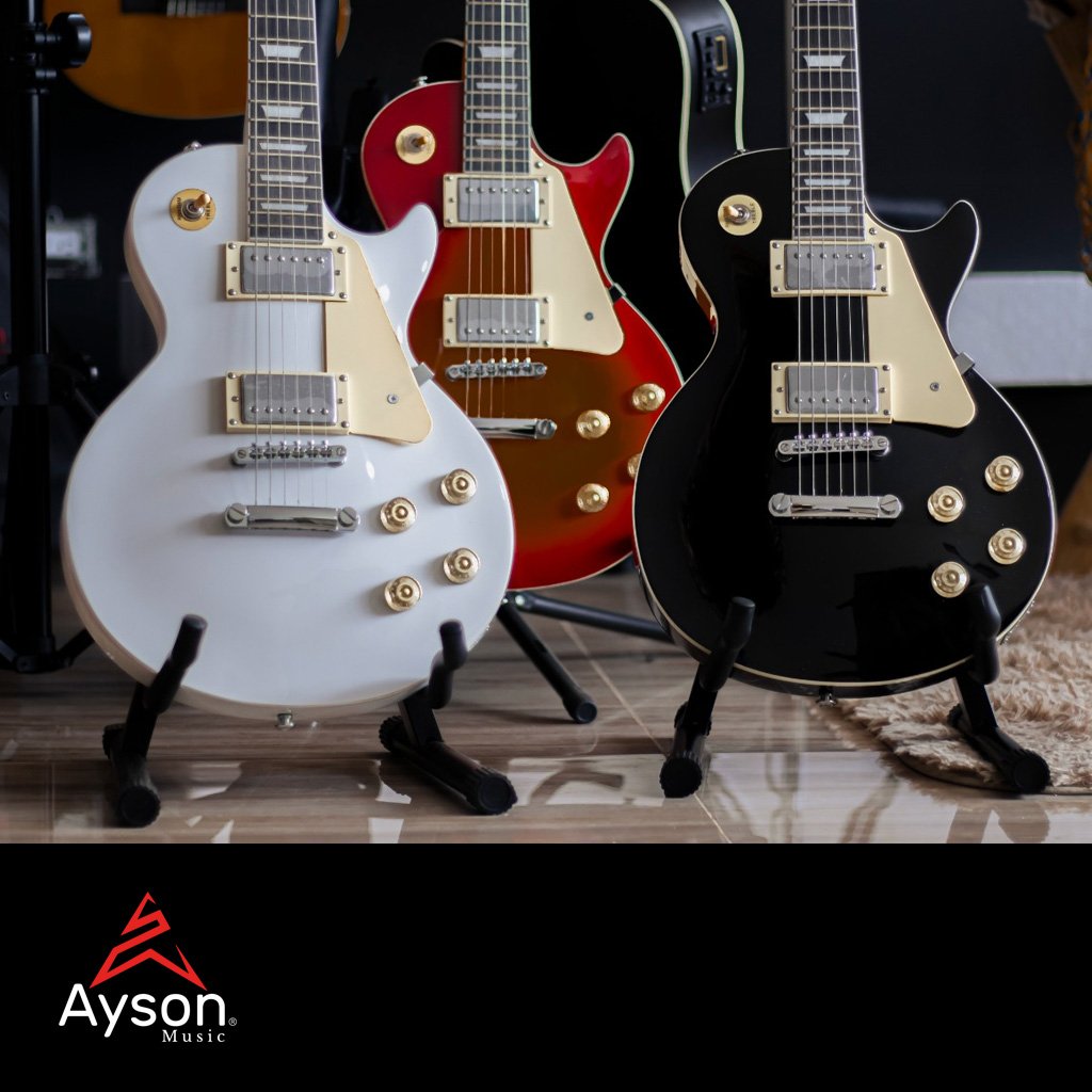 Guitarra Eléctrica Tipo LES PAUL MARCA AYSON - Image 7