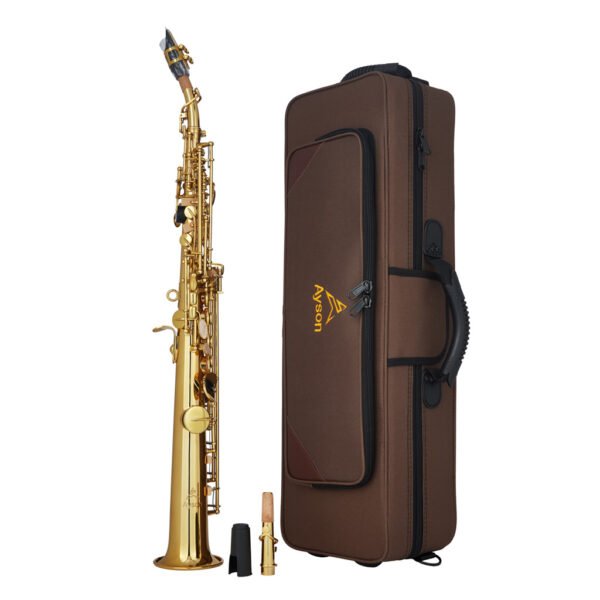 Saxofón Soprano AYSON-RECTO DORADO SAX-S2 - Image 2